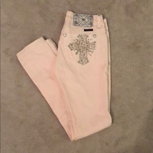 Bubble Gum Pink Miss Me Skinny Jeans